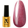 Lakier hybrydowy FOX Moulin Rouge 003 czerwono-różowy kocie oko 7 ml - Фото №1