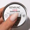 Gel for extensions Semilac Thixo Gel Sparkle White 15 g - Фото №2