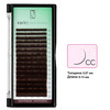 False eyelashes Rarity Dark Brown curl CC 0.07 16 rows 6-13 mm - Фото №1