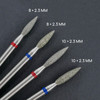 Manicure cutter TUFI profi Diamond Flame 8 mm × 2.3 mm Red Notch (0328405) - Фото №6