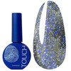 SALE Touch Twinkle top 05 transparent with blue glitter and reflective shimmer 13 ml - Фото №1