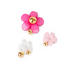 Декор для ногтей Molly Nails акриловые цветочки микс цветов 150 штук + шарики Nr 1 - Фото №3