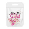 Декор для ногтей Molly Nails акриловые цветочки микс цветов 150 штук + шарики Nr 1 - Фото №1