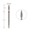 Diamond cutter TOUCH rounded flame red 2,3 mm - Фото №1