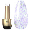 SALE Gel polish MAKEAR Daisy 623 transparent with purple glitter 8 ml - Фото №1