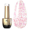 SALE Gel polish MAKEAR Daisy 625 transparent with pink glitter 8 ml - Фото №1