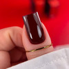 Гель-лак BIBLIOTEKA RED SPECTRUM 48 Mahogany тёмный красно-коричневый 10 мл - Фото №3