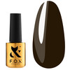 SALE Gel polish FOX Spectrum gold №093 enamel dark brown 7 ml - Фото №1