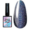 SALE Base NAILSOFTHENIGHT Reflective base 02 blue and azure glitters, 10 ml - Фото №1