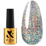 Reflective top FOX Top Opal - top coat for gel polish, 7 ml