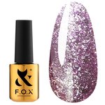 Gel Polish FOX Brilliance No. 15 - light purple with sparkles, 7 ml