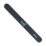 Straight nail file TUFI profi  PREMIUM  black 180/240, 17.8 cm 1 pc (0122191)