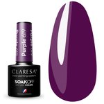 Lakier hybrydowy Claresa PURPLE 619 ciemnofioletowy, 5 ml