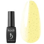 Gel polish Kodi №AS 10 yellow with crumbs 8 ml
