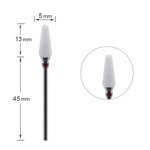 Frez do paznokci ceramiczny Aba Group CB016 - stożek, F