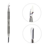 Маникюрная лопатка TUFI profi PREMIUM двусторонняя 13,5 см (0097212)