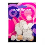 Refill pads for pedicure disc PODODISC STALEKS PRO S 180 grit (50 pc), white