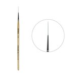 TUFI profi PREMIUM Art liner brush for nail design №2/0 (0120831)
