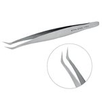 Professional eyelash tweezers Staleks Pro EXPERT 40 TYPE 13 (curved 40')