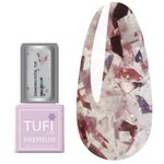 Топ TUFI profi PREMIUM Diamond Potal Top c поталью и шиммером розовый иней 8 мл (0227052)
