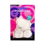 White refill pads for pedicure disc PODODISC STALEKS PRO L 100 grit (50 pc) (PDF-25-100w)