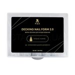 Верхние формы для моделирования F.O.X Decking Nail form 2.0  мидналь(120 шт)