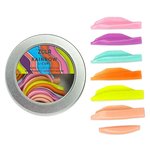 Set of rollers ZOLA Rainbow L-curl for laminating 7 pairs