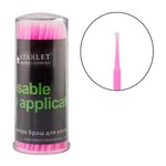Microbrush applicator STARLET pink ultrafine 100 pcs