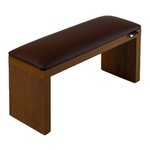 Подлокотник ECOSTAND Wood коричневый на коричневых ножках 320х160х110 мм