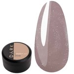 Гель для наращивания DARK Medium Gel №33 бежевый с блестками 15 мл