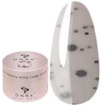 Baza hybrydowa DNKa Cover #0037A Supreme jasny beż z czarno-białymi wieloaspektowymi drobinami 30 ml (DNKA0037A-30)