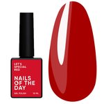 Lakier hybrydowy NAILSOFTHEDAY Let's special Red, 10 ml