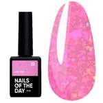 База NAILSOFTHEDAY Potal №22 розовый с разноцветной поталью 10 мл