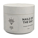 Top hybrydowy NAILSOFTHEDAY Glossy top no wipe, 30 ml