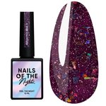 База NAILSOFTHENIGHT Reflective base 11 фиолетовый с блестками, 10 ml