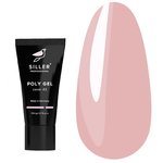 Akrylożel do paznokci Siller Poly Gel modelujący №2 różowo-brzoskwiniowy 30 ml (18792)