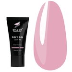 Akrylożel do paznokci Siller Poly Gel modelujący №3 różowy 30 ml