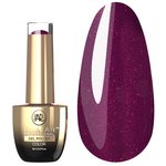 Lakier hybrydowy MAKEAR Diamond S18 śliwka z brokatem 8 ml