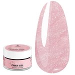 Żel budujacy Victoria Vynn EASY FIBER GEL Sparkle Pink różowy z mikrowłóknem i drobinkami 15 ml