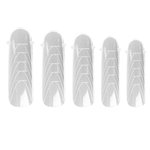 Górne formy NAILSOFTHEDAY Dual form Square (Type 2) 130 szt