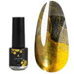 Kolorowa tusz polimerowa dla zdobień w technice akwarela F.O.X Color Ink Golden 009, 5 ml