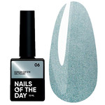 Гель-лак NAILSOFTHEDAY Korean cat eye 06 полупрозрачный серо-голубой 10 мл