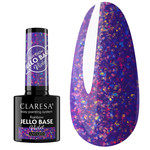 Baza hybrydowa CLARESA RAINBOW JELLO BASE Violet 5 g