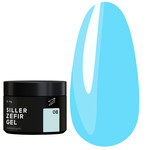 Гель для наращивания SILLER Zefir №08 (банка) голубой 15 мл (НФ-00019235)