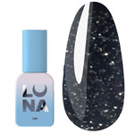 Гель-лак Lunamoon Color №122 черный с блестками 13 мл (047-2170-0406)