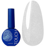 База для ногтей Touch Cover Base Gloss 01 серебро с блестками 13 мл