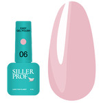 Lakier hybrydowy Siller EASY nr 006 One-ster gel polish jednofazowy zgaszony róż 8 ml (NF-00020716)