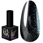 Гель-лак GA&MA Night collection №186 Stone dragon черный с блестками 10 мл (7702273)