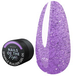 Żel budujący NAILSOFTHENIGHT Sparkle Builder gel 05 fioletowy odblaskowy 15 ml
