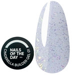 Żel budujący NAILSOFTHEDAY Cinderella builder gel 01 mleczny z perłowym połyskiem 15 g